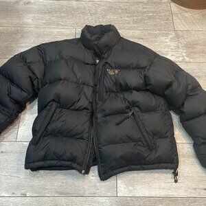 Mountain Hardwear Subzero Y2k Vintage Black Two Tone Goose Down Puffer Jacket XL